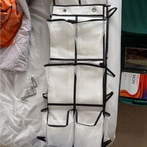 Hanging Mesh Organizer with Black Trim